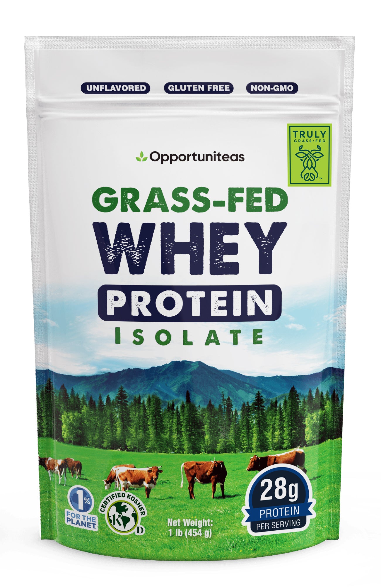 Vanilla Whey Protein Powder Isolate 1lb