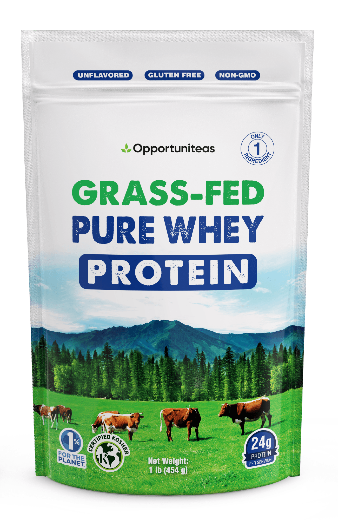 grass fed whey protein glutathione Powder Concentrate Unflavored / 5lb Vit.B2