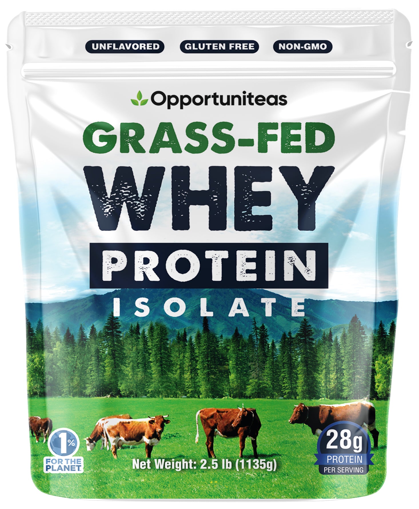 Unflavored Whey Protein Powder Isolate