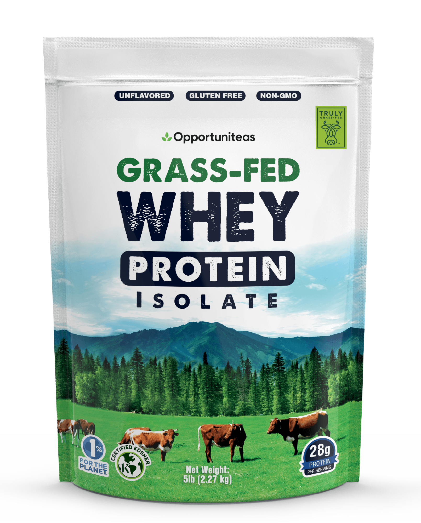 Opportuniteas Grass Fed Whey Protein Isolate