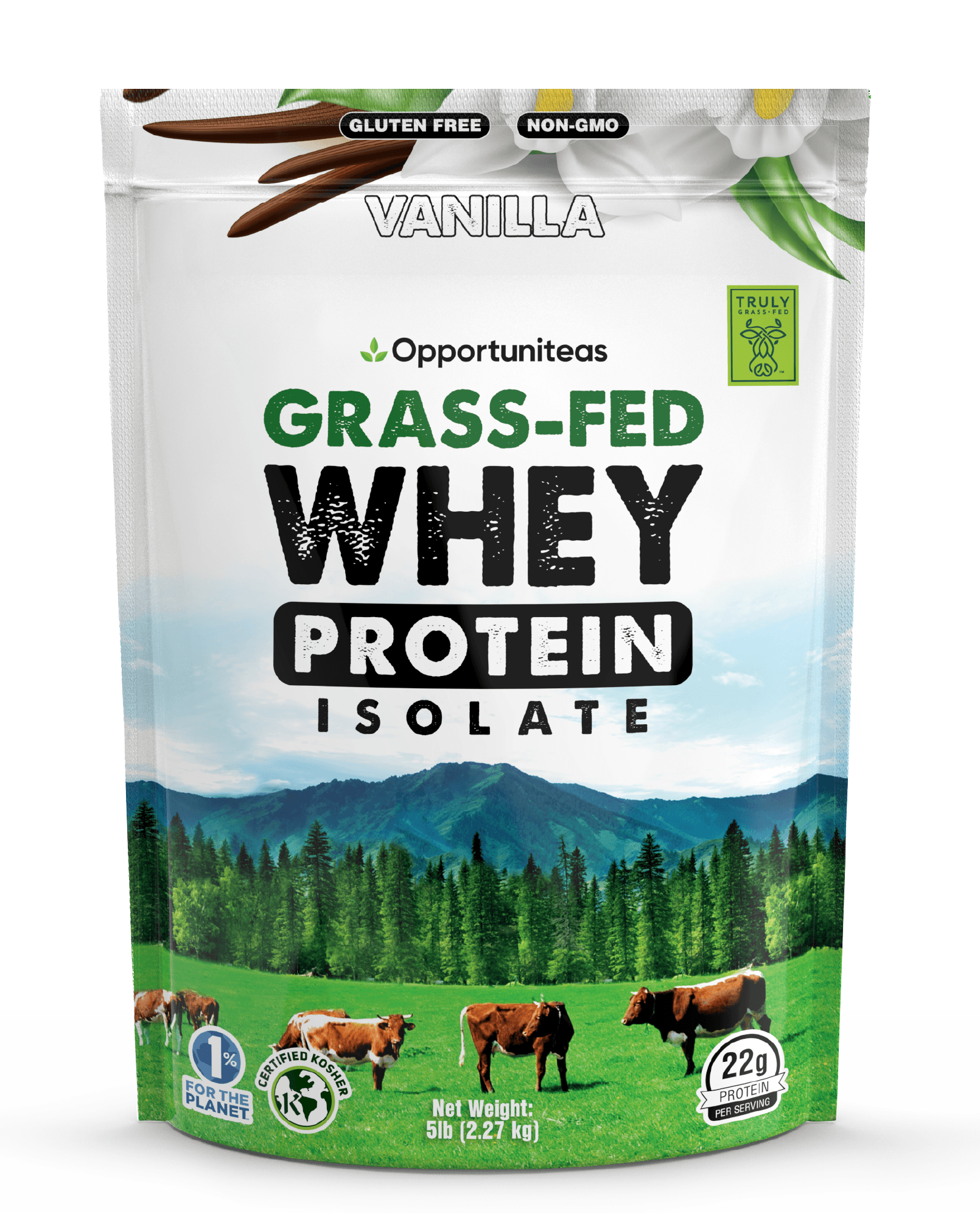 Opportuniteas Grass Fed Whey Protein Isolate