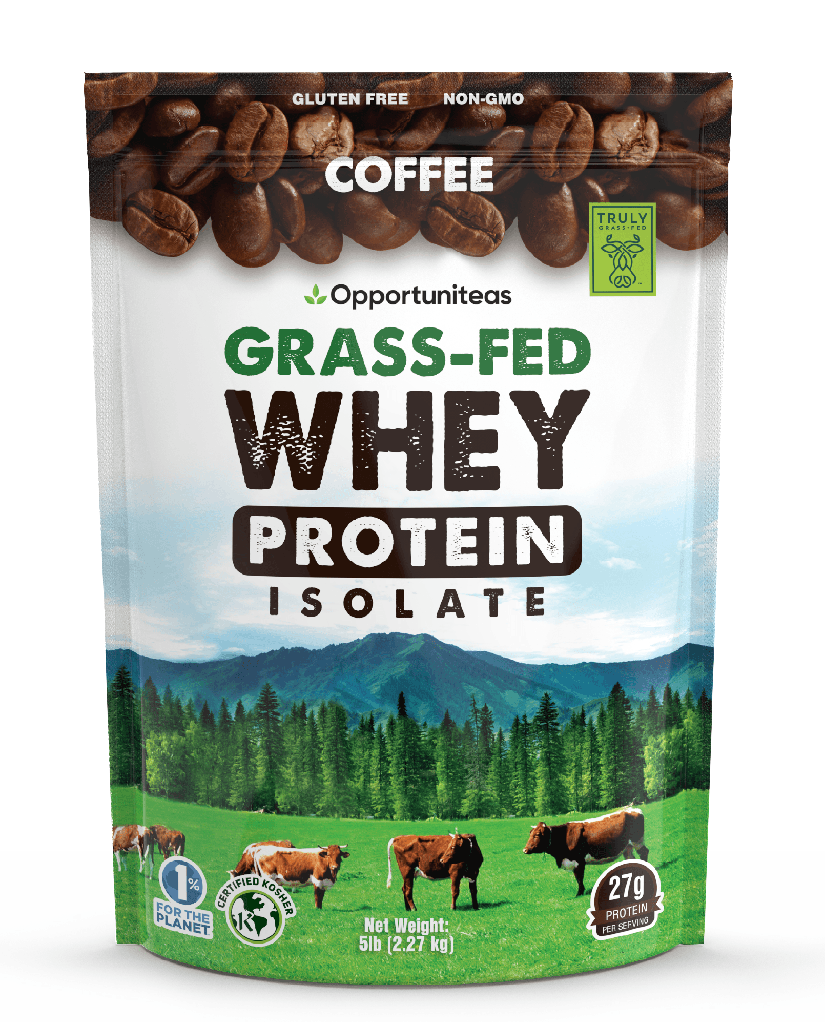 Opportuniteas Grass Fed Whey Protein Isolate