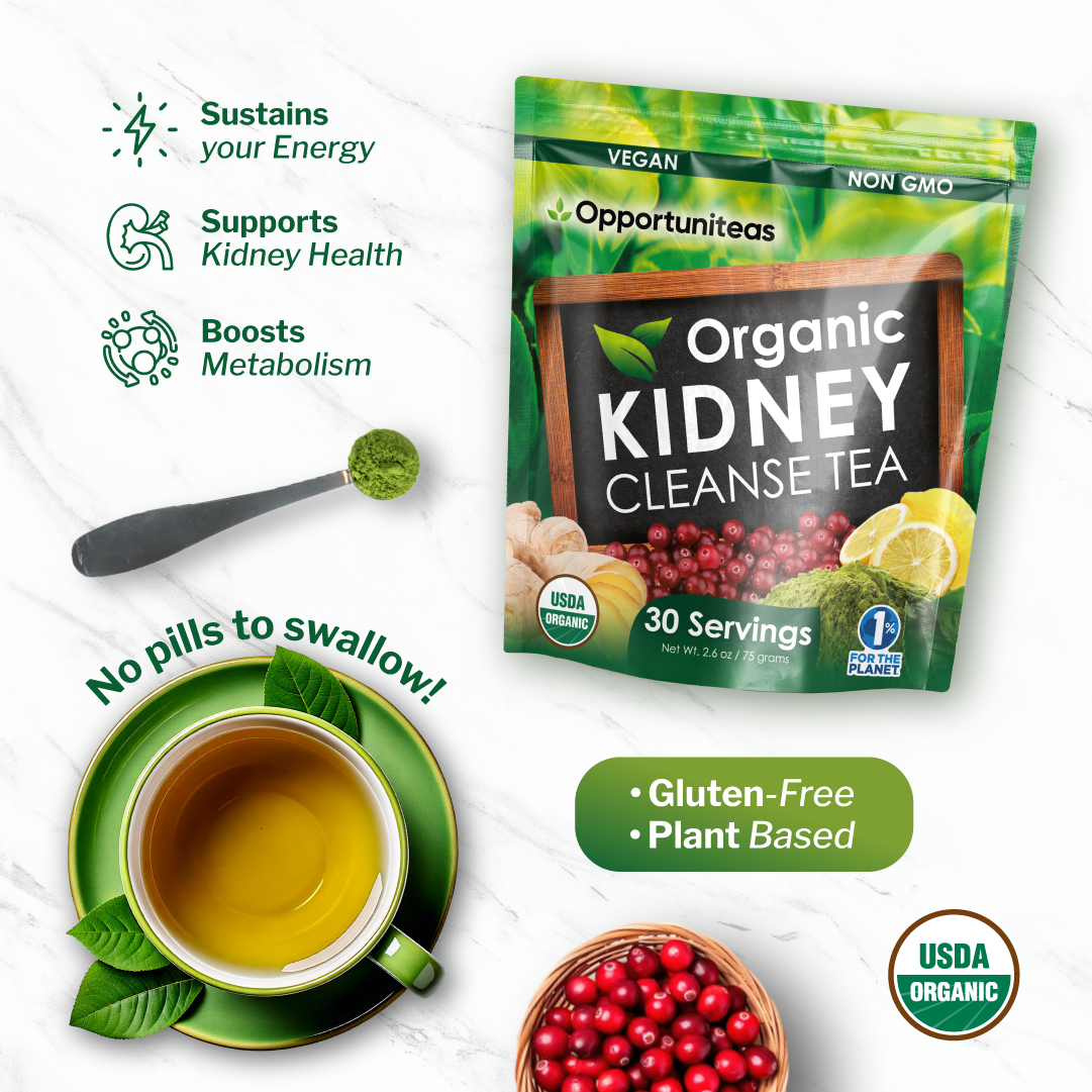 Kidney Cleanse Matcha Tea Powder 2 Pack