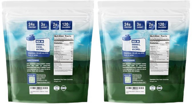 Grass Fed Whey Protein Powder Concentrate