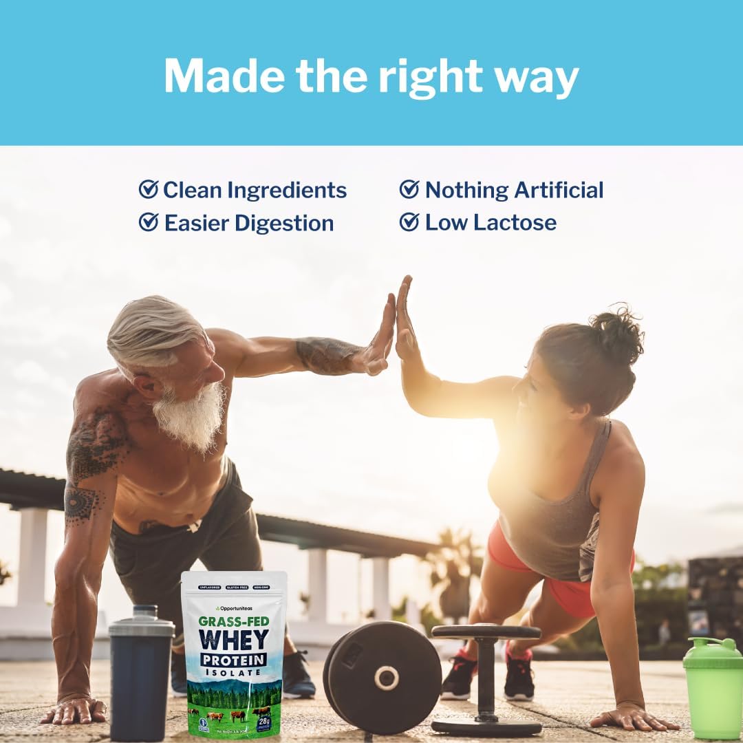 Opportuniteas Grass Fed Whey Protein Isolate