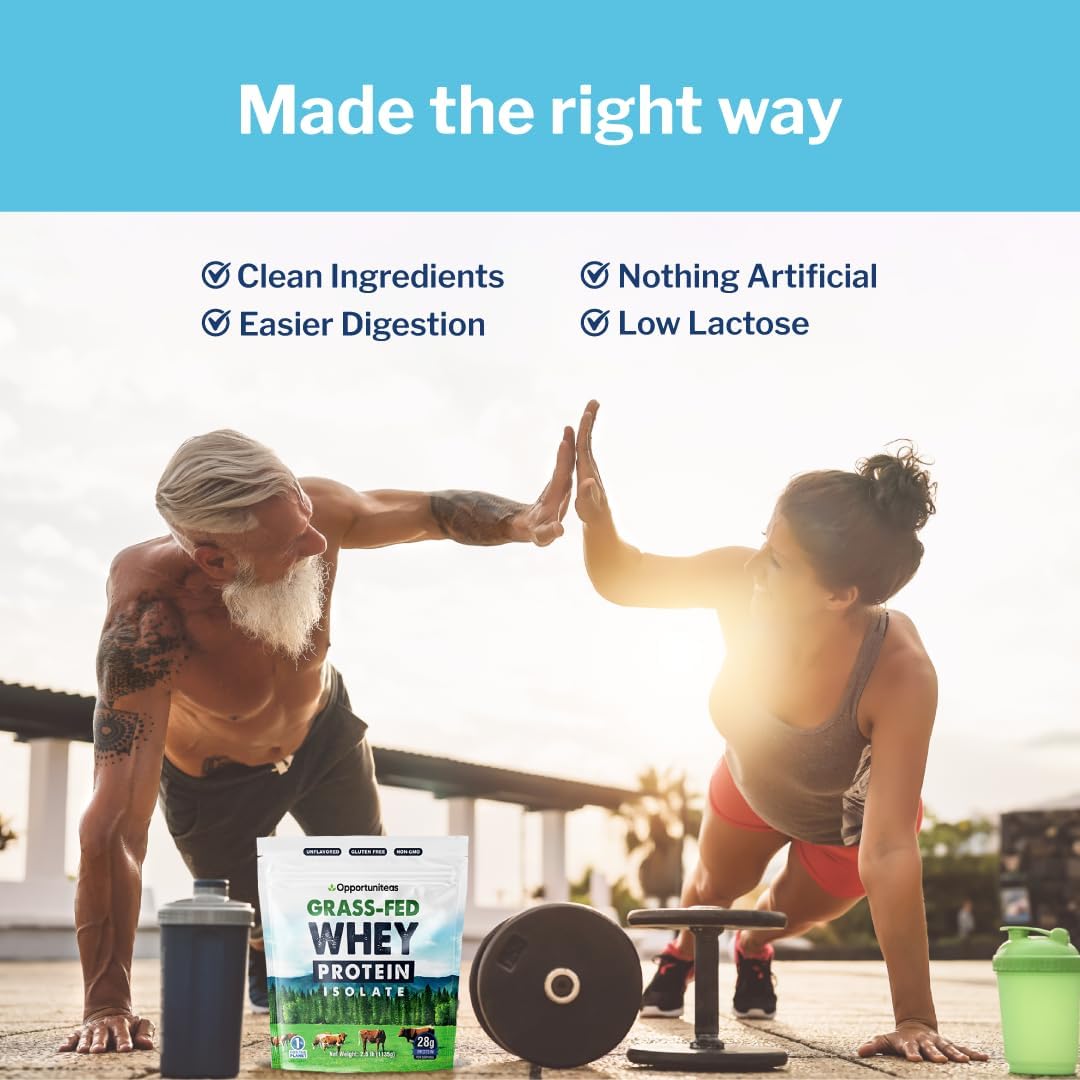 Opportuniteas Grass Fed Whey Protein Isolate