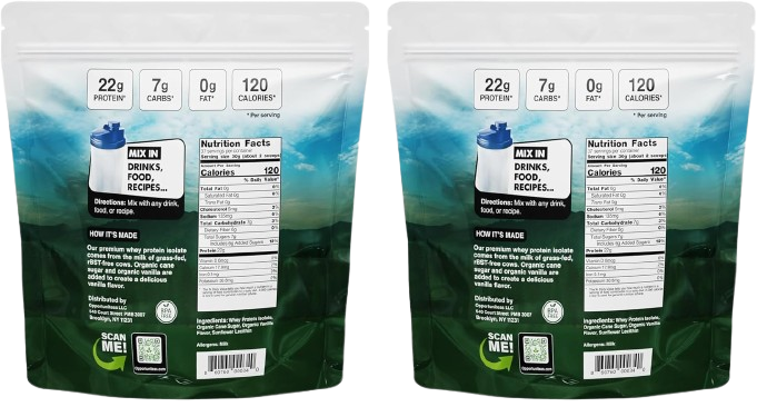 Opportuniteas Grass Fed Whey Protein Isolate