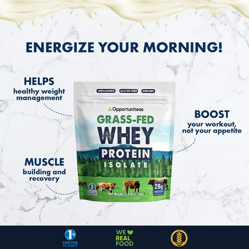 Unflavored Whey Protein Powder Isolate