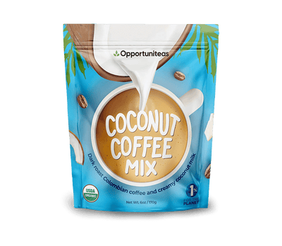Opportuniteas Organic Coconut Coffee Powder, 6 oz