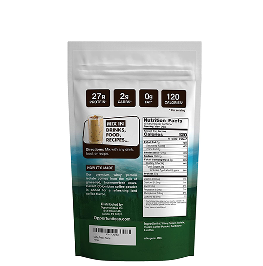 Vanilla Whey Protein Isolate Cold-Filtration - 100% Whey Protein Powder -  27g Protein per Serving - Mixes Easily and Tastes Great - Third Party  Tested