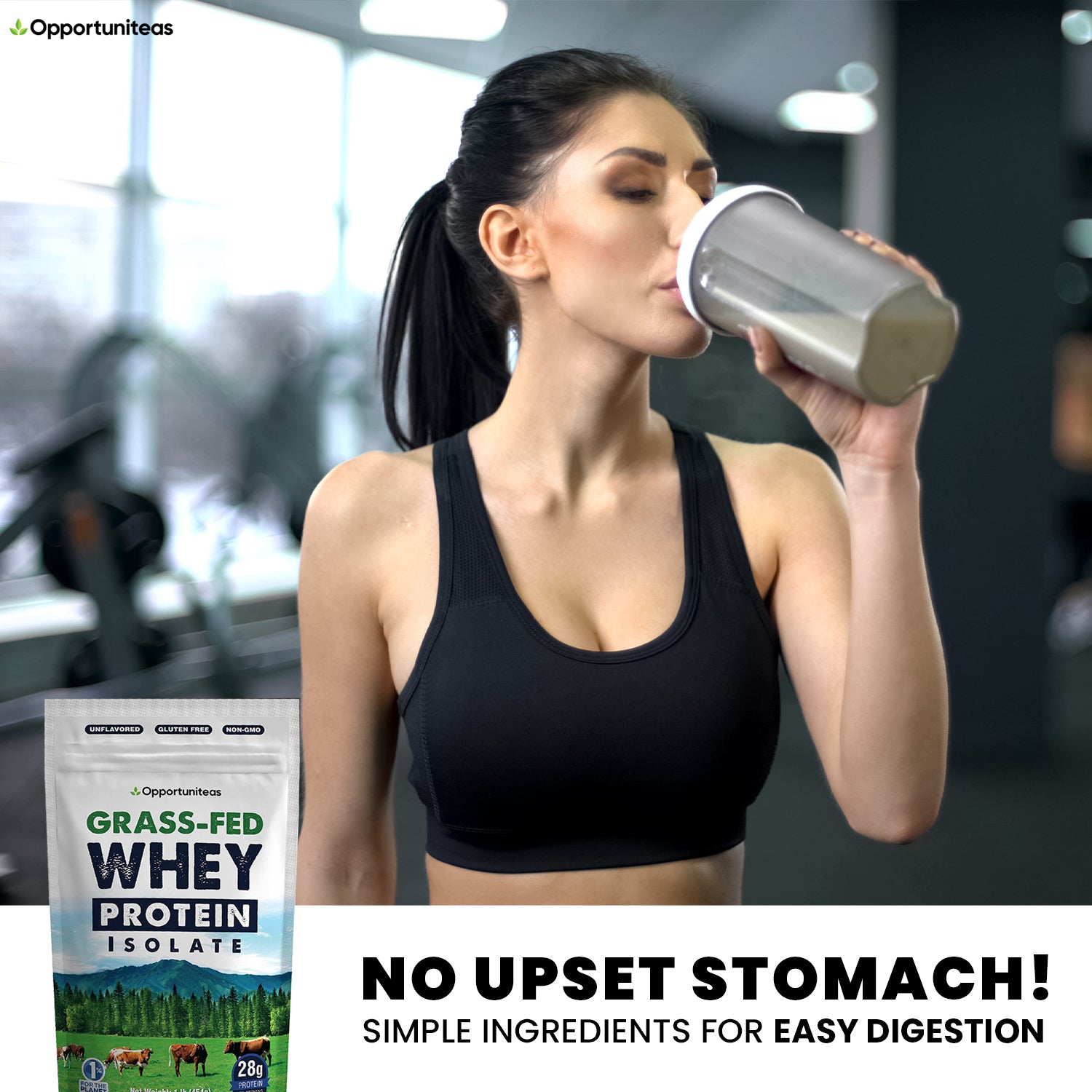 Unflavored Whey Protein Powder Isolate