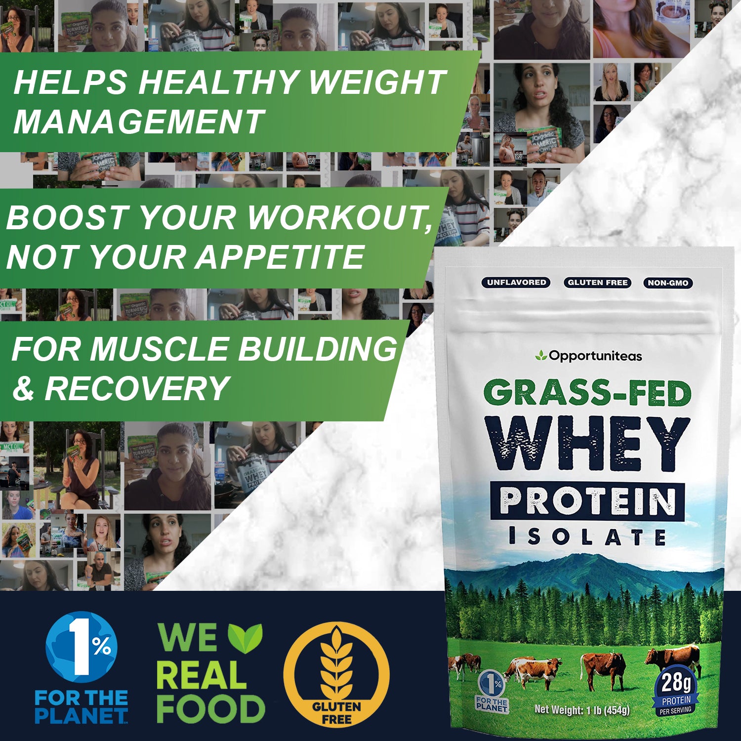 Grass Fed Whey Protein Powder Concentrate